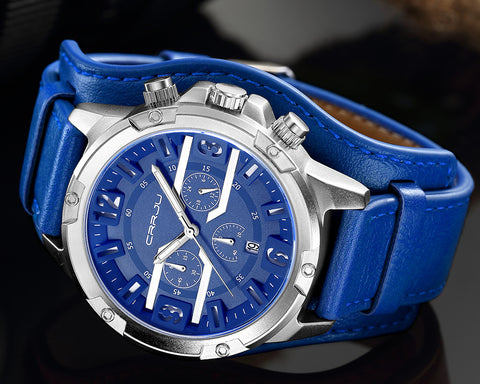 Chronograph Men's Military Waterproof Quartz Watch