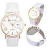 Men's Leather Band Analog Quartzsiness