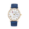Men's Leather Band Analog Quartzsiness