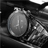 luxury chronograph sports men's steel watch