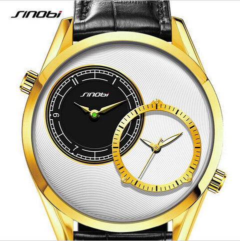 SINOBI men's quartz business watches